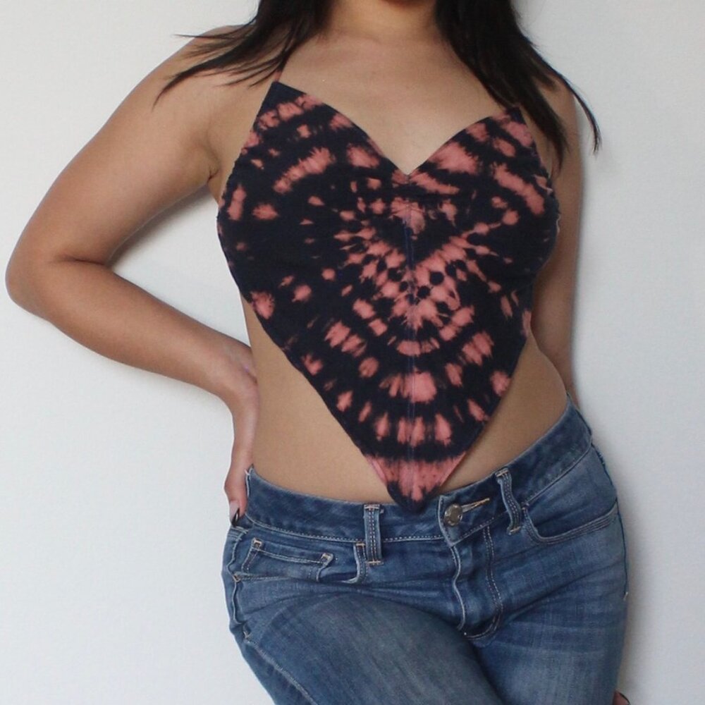 Hidden Heart ♡ Backless Bandana Halter Top